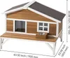 VEVOR Maison pour chats Outdoor, niche pour chats avec Voir les images du produit 8