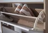 WOHNLING Schuhkipper Holz 80x95x24 cm Modern Sonoma Eiche Produktbild-Vorschau 12
