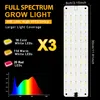 A marketing image for a full spectrum grow light, showing its dimensions, LED breakdown, and light spectrum graph. Anteprima dell’immagine prodotto