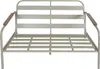 Aluminiowa ławka ogrodowa HWC-O11, 2-osobowa sofa ogrodowa, Podgląd zdjęcia produktu 13