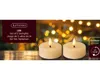 LED Teelichter mit Timer Outdoor 6,5x5cm Creme / Warmweiß 2 Produktbild-Vorschau 2