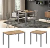 A dining table and chairs set shown in a room setting, with separate images of the table. Anteprima dell’immagine prodotto
