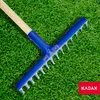 KADAX Râteau de jardin à 14 dents, aérateur de gazon, Voir les images du produit 8