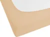 BELIANI Napínací prostěradlo pískově béžové 90 x 200 cm Náhled obrázku produktu 5