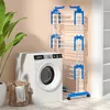 Wäscheständer-Turm 172 cm mit Rollen, Wäscheturm klappbar, Produktbild-Vorschau 6