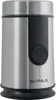 A studio shot of a silver and black coffee grinder. Náhled obrázku produktu