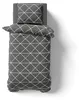 3-tlg Renforcé Design Bettwäsche 200x200 + 2x 80x80 cm Produktbild-Vorschau 1