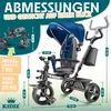 KIDIZ® Dreirad 5in1 Kinderdreirad mit Schubstange Produktbild-Vorschau 7