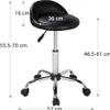 Yaheetech Barhocker Rollhocker Drehhocker Arbeitshocker Produktbild-Vorschau 4
