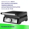 Waffeleisen stark schwarz 2 große Waffeln MPM MGO-41/C Produktbild-Vorschau 8