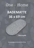 Badewannenmatte Duschmatte 36x69cm grau Badewanneneinlage Produktbild-Vorschau 2
