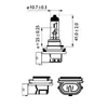 1x PHILIPS H11 Glühlampe Fernlicht 12V 55W 3200K PGJ19-2 Produktbild-Vorschau 4