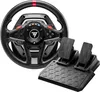 A racing wheel and pedal set is shown against a white background. Produktbild-Vorschau