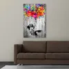 Pop Art Luftballons Minnie Style Wandbild Leinwandbild Produktbild-Vorschau 2