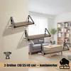 BigDean 3er Set Wandregal Wall Shelf 2 Montagemöglichkeiten Produktbild-Vorschau 3