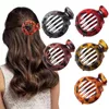 Haarspange für Damen, rund, rutschfest, mit hohlem Design, Produktbild-Vorschau 2