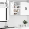 vidaXL Szafka ścienna Riga biała 40x29,5x60 cm Materiał Podgląd zdjęcia produktu 1