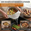 Nudelsieb Edelstahl Abgießhilfe Topf Abgießsieb Topfsieb Produktbild-Vorschau 9