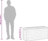 Gartenbox Anthrazit 116x44x55 cm Produktbild-Vorschau 9