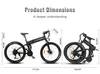 Rower elektryczny E-Bike składany 26 cali E Bike rower Podgląd zdjęcia produktu 8