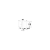 BLANCO METRA 45 S Compact, Schrankwaschbecken, Silgranit, Produktbild-Vorschau 6