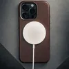 TORRO iPhone 16 Pro Housse fine en cuir - Marron foncé Voir les images du produit 2