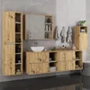Armoire suspendue pour salle de bain VAMI Artisan Chêne, Voir les images du produit 11