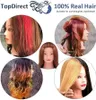 Frisierkopf, 18 Zoll Übungskopf  Echthaar Haar Friseur Produktbild-Vorschau 3