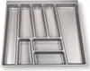 ORGA-BOX II Besteckeinsatz grau 462 x 505 mm für 60 cm Produktbild-Vorschau 1