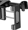 Close-up of a black car mount for a phone. Voir les images du produit