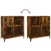 vidaXL Plattenschrank Räuchereiche 84,5x38x89 cm Produktbild-Vorschau 7