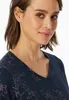 Schiesser Damen Sleepshirt 1/1 Arm, 95cm Gr. 42  nachtblau Produktbild-Vorschau 7