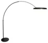 Stehlampe - schwarz - Ringlux -  metall - bogenlampe - LED Produktbild-Vorschau 1