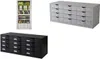 PAPERFLOW Schubladenelement 12 Schubladen grau Produktbild-Vorschau 3