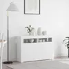 vidaXL Sideboard Blanc 116 x 30 x 75 cm Bois composite Voir les images du produit 1