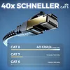 deleyCON 10m CAT8 Netzwerkkabel RJ45 40-Gigabit SFTP Nylon Produktbild-Vorschau 5