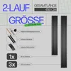 Binario per tende 450cm (1x90/3x120cm) / Set completo di Anteprima dell’immagine prodotto 2