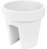 Lofly Blumentopf Mit Geländer - Weiss - Pp-Dlofr250 Produktbild-Vorschau 4