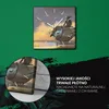 Coloray Uhr auf Leinwand 30x30 cm Wand Uhr Dekoration Produktbild-Vorschau 5