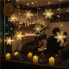 Lampki choinkowe w kształcie płatka śniegu, 96 diod LED 1,8 Podgląd zdjęcia produktu 8