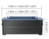 MSpa Whirlpool Oslo Saphire, 160x160x65cm, Modell 2026 Produktbild-Vorschau 11