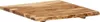 A wooden tabletop with a live edge, resting on small wooden feet. Náhľad obrázku produktu