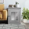 vidaXL Klec pro psy ve stylu nábytku Grey Sonoma 55x75x65 Náhled obrázku produktu 3