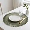 Platzset Boho Rund, Tischset Platzmatte Bast Esstisch, Produktbild-Vorschau 2