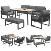 Merax Gartenmöbel Set Outdoor Sofa 6–7 Sitzer, Gartenlounge Produktbild-Vorschau 8