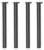 Set di gambe per tavoli in acciaio inox Wiltec, nero, 4 Anteprima dell’immagine prodotto 8