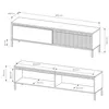 AX LIVING Schwarzer Lowboard Trentinis mit 187,1 cm Breite, Produktbild-Vorschau 6