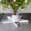 vidaXL Stojan na vánoční stromek bílý 47x47x13,5 cm Náhled obrázku produktu 2