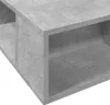 vidaXL Bettgestell Betongrau 90x190 cm Holzwerkstoff Produktbild-Vorschau 7