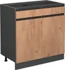 Mobiletto base per cucina Vicco R-Line Rovere dorato 80 cm Anteprima dell’immagine prodotto 1